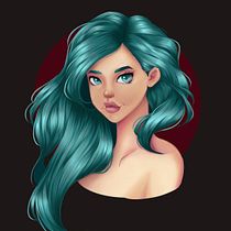 Meu projeto do curso: Retrato de personagens femininas com Procreate. Un proyecto de Ilustración digital de Juliana B B - 20.06.2020