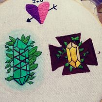 Meu projeto do curso: Desenho de personagens com linha e agulha. Un projet de Artisanat , et Broderie de Julia Fernandes - 23.06.2020