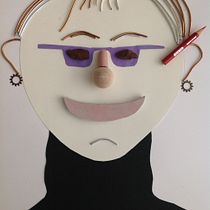 My project in Creativity Face to Face: A Playful Collage Journey course. Traditional illustration project by Linda Gelbard - 06.20.2020
