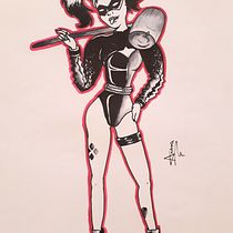 Mi Proyecto del curso: Diseño de personajes femeninos para cómics. Traditional illustration & Ink Illustration project by Andrea Vivanco Peña - 06.19.2020