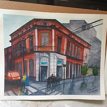 Mi Proyecto del curso: Paisajes urbanos en acuarela . % dannyromilio67 tarafından hazırlanan Sokak Sanatı projesi - 06.22.2020