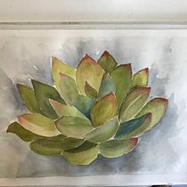 Meu projeto do curso: Ilustração botânica com aquarela. Traditional illustration, Fine Arts, Painting, Drawing, Watercolor Painting, and Botanical Illustration project by alufcarvalho - 06.19.2020