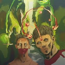 Mi Proyecto del curso: Creación de personajes y mundos ilustrados . Traditional illustration, and Digital Painting project by Alexander Doch - 06.24.2020