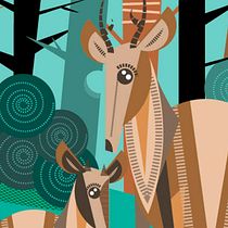 Mi Proyecto del curso: Ilustración digital con formas geométricas para principiantes. Ilustração digital projeto de Cristopher Aguilar - 26.06.2020