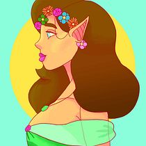My project in Female Character Portraits in Procreate course. Projekt z dziedziny Trad, c, jna ilustracja, Ilustracja c, frowa, R, sunek c i frow użytkownika sforbes2001 - 19.06.2020