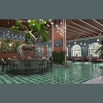 My project in Interior Design for Restaurants course Ein Projekt aus dem Bereich Innenarchitektur, Innenarchitektur und Innendesign von samehsamiir9090 - 11.09.2020