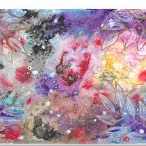 Fluir con el universo . Un progetto di Illustrazione tradizionale di Brenda Oliva - 20.06.2020