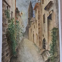 My project in Architectural Sketching with Watercolor and Ink course. Ilustração arquitetônica projeto de PJ - 25.06.2020