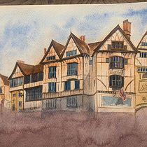 Liberty London for my final project. Pintura em aquarela projeto de xiaochen_low - 20.06.2020