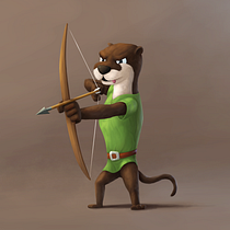 My project in Digital Painting for Characters: Color and Light course. Design gráfico projeto de Thomas Pritchard - 20.06.2020