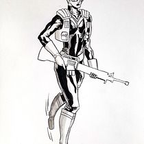 Mi Proyecto del curso: Diseño de personajes femeninos para cómics. Traditional illustration project by marcoshenriquez.c - 06.20.2020
