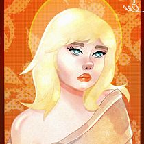 Meu projeto do curso: Retrato de personagens femininas com Procreate. Projekt z dziedziny Trad, c, jna ilustracja, Ilustracja c, frowa, R, sunek c i frow użytkownika joyhenrique_oliveira - 20.06.2020