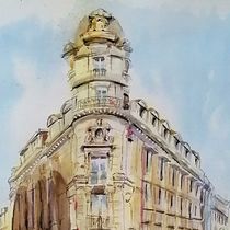 Mi Proyecto del curso: Dibujo arquitectónico con acuarela y tinta. Comic projeto de Luis Terán Martínez - 21.06.2020