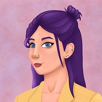 My project in Female Character Portraits in Procreate course. Projekt z dziedziny Animacje 2D użytkownika Ana Borges - 21.06.2020