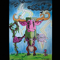 My project in Introduction to the Creation of Cartoon Style Characters course. Un projet de Conception de personnages de dan.socea - 21.06.2020