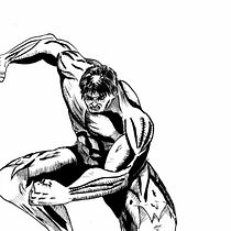 Mi Proyecto del curso: Ilustración para cómics: anatomía de un superhéroe HULK, GOLPEA!. Un progetto di Disegno, Disegno anatomico e Illustrazione tradizionale di Jona Turrieta - 22.06.2020