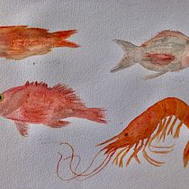 Mi proyecto de curso:Peces Almería. Un progetto di Pittura ad acquerello di Gilda Carrasco - 22.06.2020