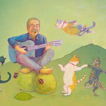 Mi Proyecto del curso: Ilustración con pintura y técnica mixta. Een project van Traditionele illustratie,  Acr y lschilderij van Miguel Paredes - 21.06.2020