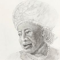 My project in Realistic Portrait with Graphite Pencil course. Desenho artístico projeto de Martha Griffith - 22.06.2020