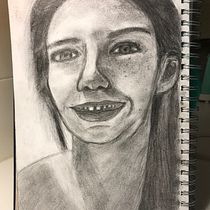 My project in Realistic Portrait with Graphite Pencil course. Desenho artístico projeto de Dean P - 22.06.2020