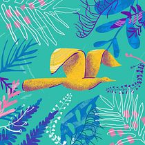 Mi Proyecto del curso: Ilustración flat con Photoshop. Graphic Design, and Traditional illustration project by Mikaela Rivero - 06.22.2020
