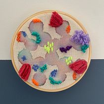 Meu projeto do curso: Técnicas básicas de bordado e aquarela. Embroider project by Déborah Brito - 06.23.2020