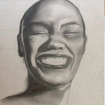 Meu projeto do curso: Retrato realista com lápis grafite. Desenho anatômico projeto de Gabriela Berwanger - 23.06.2020