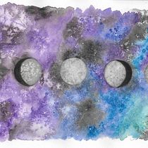 Virgo constellation . Watercolor Painting project by jessysusy - 09.18.2020