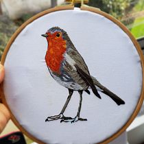 Mi Proyecto del curso: Pintar con hilo: técnicas de ilustración textil. Embroider project by PAOLA FLOREZ - 07.22.2020
