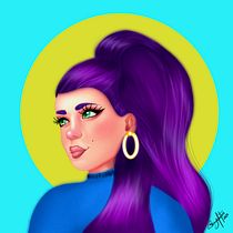 Mi Proyecto del curso: Retrato de personajes femeninos con Procreate. Digital Illustration project by Ery Montero - 06.23.2020