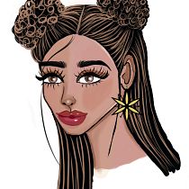 My project in Female Character Portraits in Procreate course. Digital Drawing project by Daisy Brettrager - 06.23.2020