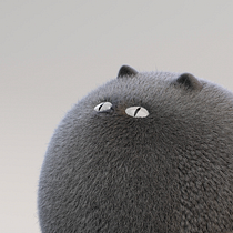 Chubby Cat Ein Projekt aus dem Bereich 3D von Miguel Angel - 20.06.2020