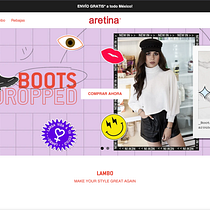 Mi Proyecto del curso: Creación de una tienda online con Shopify. Web Design project by Aretina - 12.17.2020