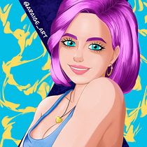 Mi Proyecto del curso: Retrato de personajes femeninos con Procreate. Digital Illustration project by Luigi Araige - 06.24.2020