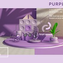 My project in Abstract Compositions with Cinema 4D course & Purple Project. 3D Design projeto de Vasilis Chatzopoulos - 24.06.2020