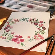 Mi Proyecto del curso: Técnicas modernas de acuarela - Mi Galaxia. Fine Arts, Calligraph, Creativit, Education, and Watercolor Painting project by Fer Bigotti Procaccianti - 06.24.2020