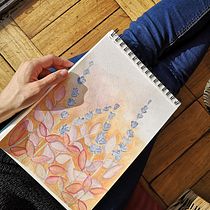 Mi Proyecto del curso: Técnicas de acuarela en negativo para ilustración botánica Ein Projekt aus dem Bereich Aquarellmalerei von Paulina Aravena - 24.06.2020