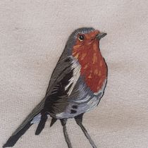 Mi Proyecto del curso: Pintar con hilo: técnicas de ilustración textil. Ilustração tradicional, e Bordado projeto de mparkes05 - 18.02.2021