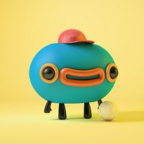 Mi Proyecto del curso: Introducción exprés al 3D: de cero a render con Cinema 4D. Un progetto di 3D, Progettazione 3D, Character design 3D e Modellazione 3D di Joaquín Payá - 25.06.2020