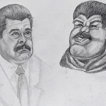 Mi Proyecto del curso: Retrato en caricatura con grafito. Desenho a lápis projeto de motherpintora - 26.06.2020
