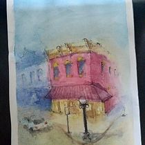 My project in Architectural Sketching with Watercolor and Ink course. Pintura em aquarela projeto de juc_tav - 26.06.2020