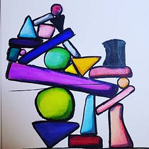 My project in Drawing for Beginners Level -1 course. Drawing project by Abby - 06.26.2020