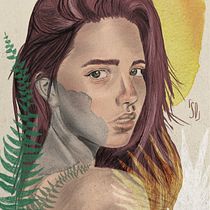 Mi Proyecto del curso: Retrato ilustrado con Procreate. Traditional illustration, and Digital Illustration project by Sara Durán - 06.26.2020