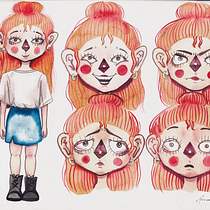Meu projeto do curso: Ilustração e design de personagens para contos infantis. Fine Arts project by Amanda Firmino - 06.26.2020