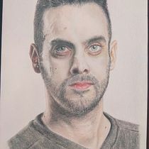 Meu projeto do curso: Retrato realista com lápis de cor. Pencil Drawing project by Joaquim Soares - 06.27.2020