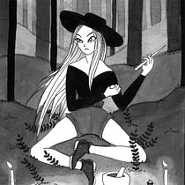 ¡ Proyecto final ! Introducción a la ilustración con tinta china. Ilustração tradicional projeto de Flor Anahí Herrera - 27.06.2020