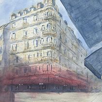 My project in Architectural Sketching with Watercolor and Ink course. Ilustração arquitetônica projeto de steve_riley - 27.06.2020