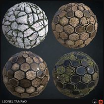 Mi Proyecto del curso: Introducción a la creación de texturas con Substance Designer. Un projet de 3D de Leonel Tamayo Castellanos - 27.06.2020