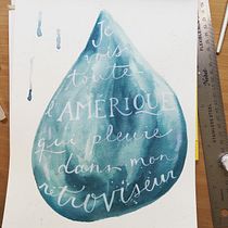 My project in Watercolor Paint Brush Calligraphy for Beginners course. Un progetto di Pittura acrilica e Pittura ad acquerello di Patricia Otis - 27.06.2020