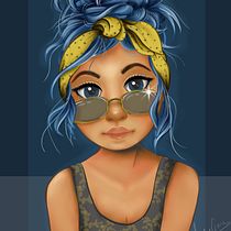 My project in Female Character Portraits in Procreate course. Projekt z dziedziny Projektowanie postaci, R, sunek c, frow, Malarstwo c i frowe użytkownika lavpadilla - 27.06.2020